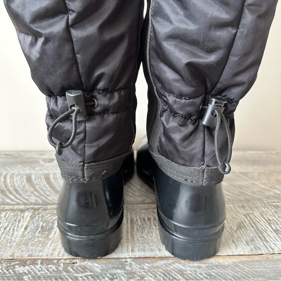 PAJAR-Rain 8.2P Wolseley Knee High Lace Front Side Zipper Black Fall/Winter Boot - Picture 6 of 9